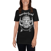 Load image into Gallery viewer, Mordörhead T-shirt Aighard webshop Motorhead snaggletooth warpig lemmy kilmister orgasmatron ace spades azog defiler Camiseta
