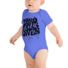 Load image into Gallery viewer, Zero Fucks Given baby body Merchandise I don&#39;t give a shit Indie Store urban street wear alternative grunge fashion buy quote

