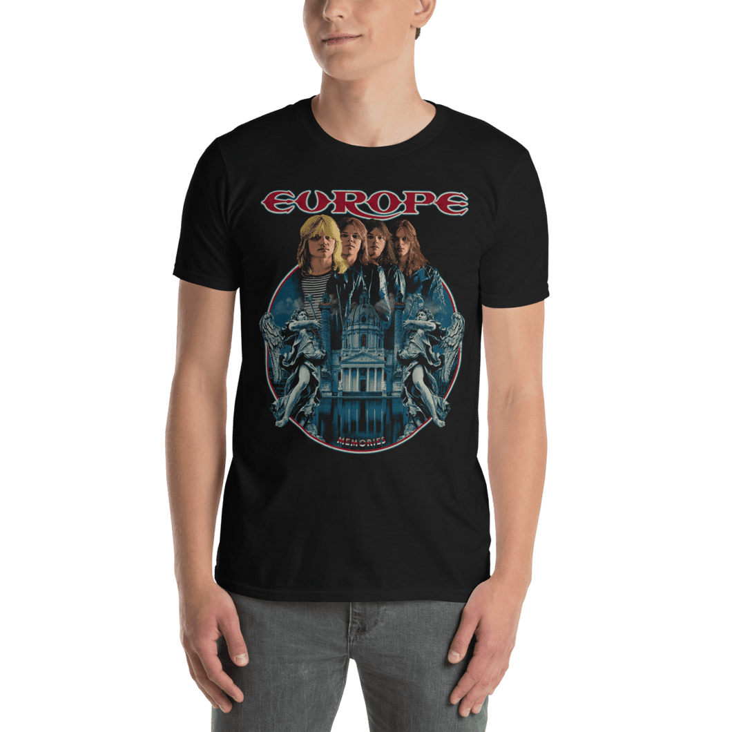 Europe The Band Memories 1983 T-shirt Merchandise In Future To Come Wings Of Tomorrow Joey Tempest John Norum Levén Tony Reno