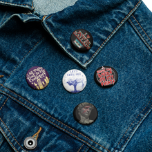 Load image into Gallery viewer, Buy Misc Badges Aighard Merchandise Webshop All Paths Lead To The Cemetery David Bowie Power Ballads Chapas Music Metal Rock
