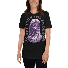 Load image into Gallery viewer, Accept Your Inner Demons T-shirt Aighard Merchandise shop Struggle Mindset Metal Health Motivation Growth Sculpture Camiseta
