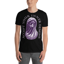 Load image into Gallery viewer, Accept Your Inner Demons T-shirt Aighard Merchandise shop Struggle Mindset Metal Health Motivation Growth Sculpture Camiseta
