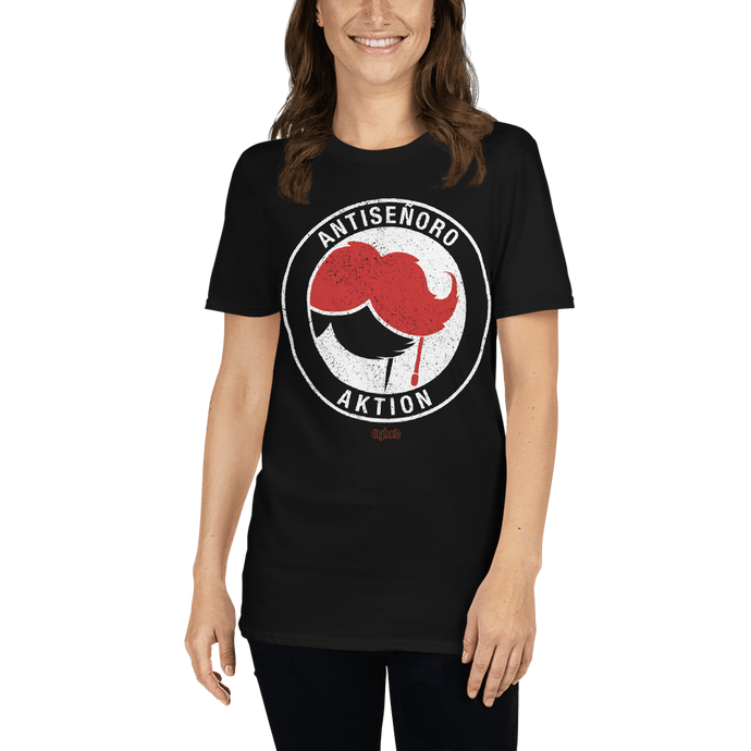 Antiseñoro Aktion camiseta Aighard Merchandise Webshop mansplaining feminista feminismo patriarcado grrl power empoderamiento