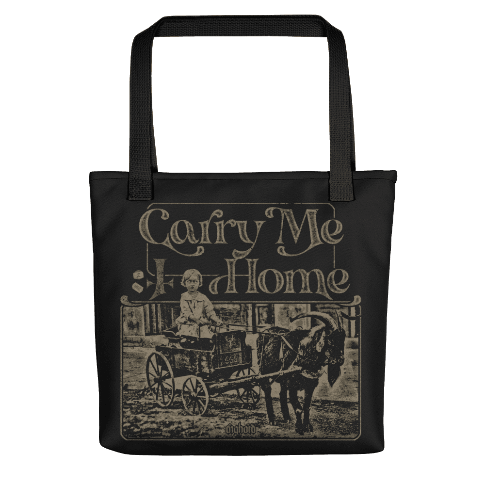 Carry Me Home Tote Bag Aighard Merchandise Take Me To Hell Goat Cart Inferno Hellacopters Possessed Infierno 666 DCLXVI Retro