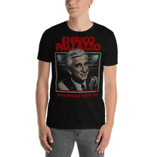 Load image into Gallery viewer, Enrico Pallazzo T-shirt Aighard Merchandise Leslie Nielsen Naked Gun Frank Drebin Comedy Film Palazzo David Zucker Camiseta
