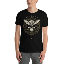 Load image into Gallery viewer, Magick Camiseta T-shirt Aighard Merchandise shop ouija witchcraft dark clothing horror occult tattoo skull bat illustration
