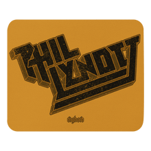 Load image into Gallery viewer, Phil Lynott Mouse Pad Aighard Merchandise Thin Lizzy Roisin Dubh Black Rose Scott Gorham Gary Moore songs for while i&#39;m away
