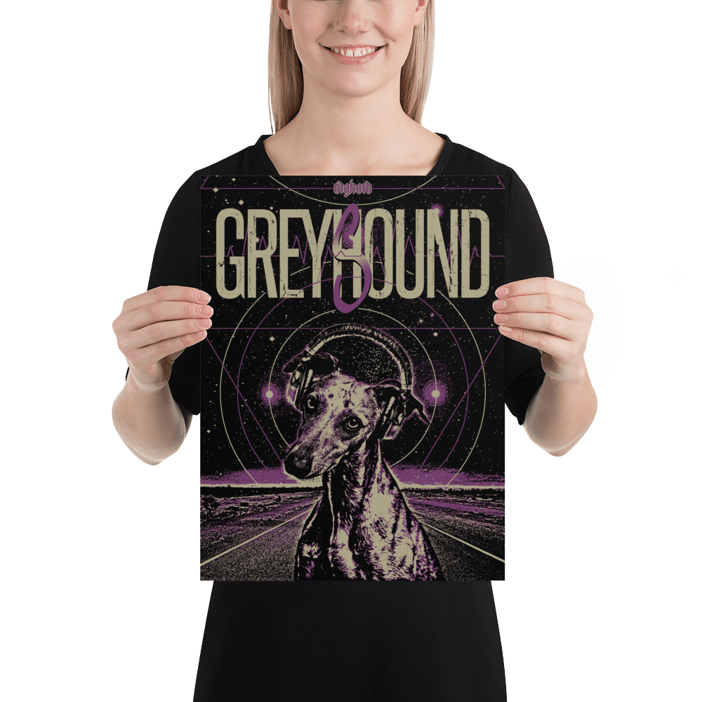 Greysound Poster Aighard Merchandise Greyhound Advocate Adopt Don't Shop Adopta No Compres Baas Galgo Podenco Galgos 112 Dog