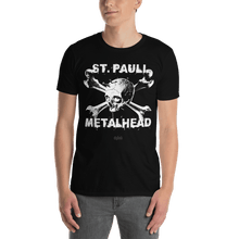 Load image into Gallery viewer, ST. PAULI METALHEAD t-shirt Aighard Merchandise shop Fcst Sankt Gegen Nazis Antifascist Jolly Roger Buy Millerntor camiseta

