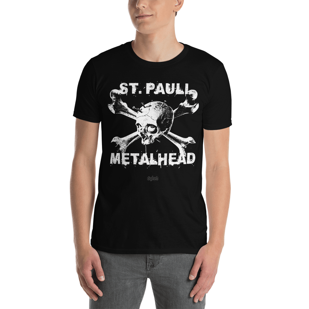 ST. PAULI METALHEAD t-shirt Aighard Merchandise shop Fcst Sankt Gegen Nazis Antifascist Jolly Roger Buy Millerntor camiseta