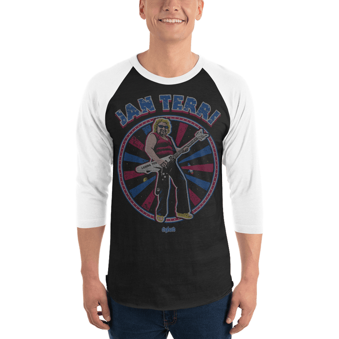 Jan Terri Unisex 3/4 Raglan Shirt Aighard Merchandise Webshop Losing You Journey To Mars Ave Maria Chicago AOR USA Losing You
