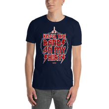 Load image into Gallery viewer, I Know The Bands On My Shirts T-shirt Aighard Merchandise Nirvana Rolling Stones Rock Metal Indie Punk Poser Country Camiseta
