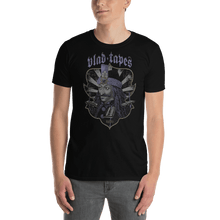 Load image into Gallery viewer, Vlad Tapes T-shirt Aighard Merchandise Tepes Dracula Vampire Impaler Transylvania Bathory Hate Couture Black Metal Camiseta
