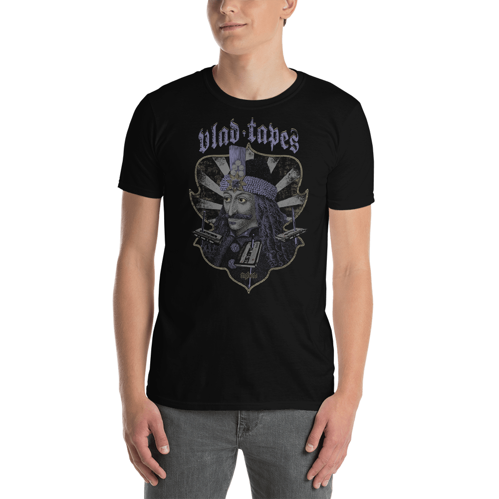 Vlad Tapes T-shirt Aighard Merchandise Tepes Dracula Vampire Impaler Transylvania Bathory Hate Couture Black Metal Camiseta
