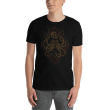 Load image into Gallery viewer, The Octopuskull T-shirt Aighard Merchandise Octopus Skull Engraving Pet Animals Geometric Shapes Progressive Metal Camiseta
