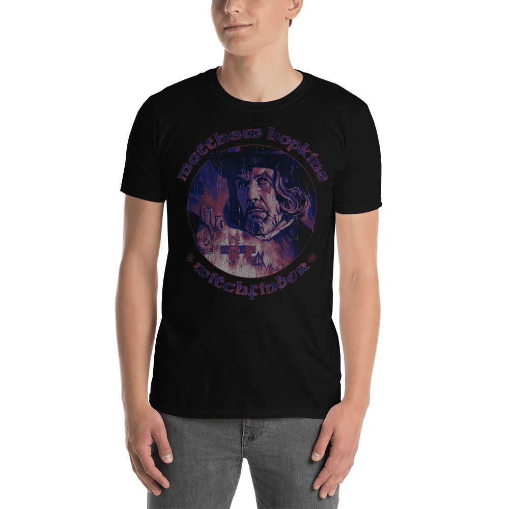 Witchfinder T-shirt Aighard Merchandise Cathedral Band Hopkins Carnival Bizarre Doom Metal Stoner Rock Vincent Price Camiseta