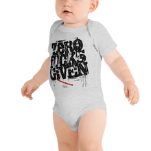 Load image into Gallery viewer, Zero Fucks Given baby body Merchandise I don&#39;t give a shit Indie Store urban street wear alternative grunge fashion buy quote
