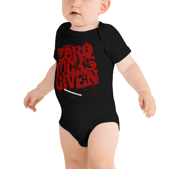 Zero Fucks Given baby body Merchandise I don't give a shit Indie Store urban street wear alternative grunge fashion buy quote