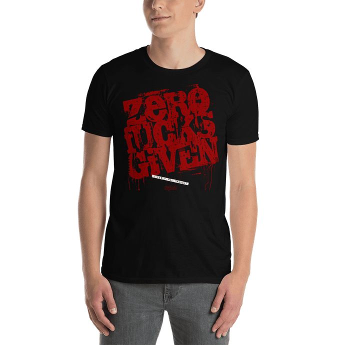 Zero Fucks Given T-shirt camiseta Merchandise I don't give a shit quotes Store urban street wear alternative grunge fashion